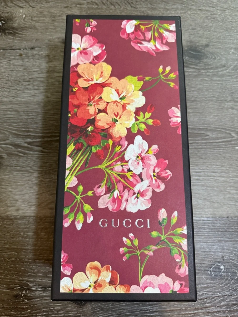 Gucci Floral Empty Shoe Box w/ Dust Bags Pink Blooms Luxury Packaging Decor
